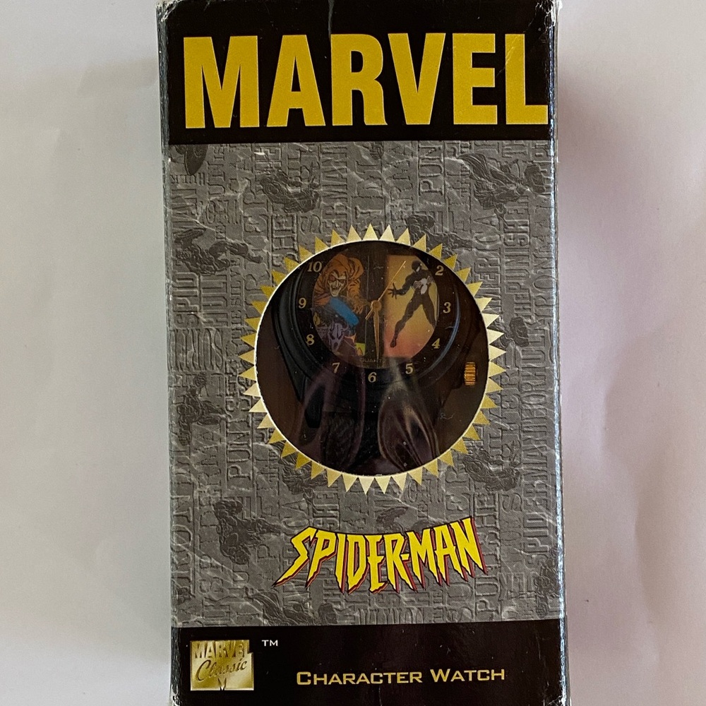 New 1996 Marvel Spiderman Classic Character  Collectible Watch New in Box